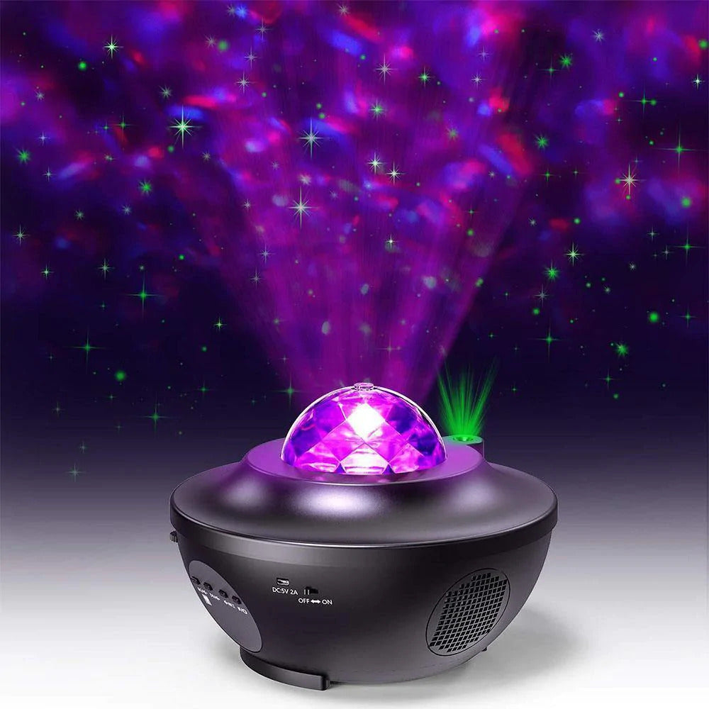 Star Projector Galaxy Night Light Projector, with Remote Control&Music Speaker, Voice Control&Timer, Starry Light Projector Bedroom/Decoration/Birthday/Party