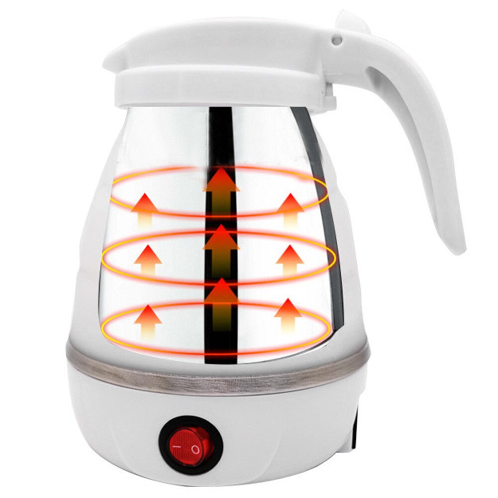 Foldable Electric Kettle 600ml - 5 Mins Heater To Quickly